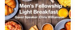 Men’s Breakfast – October 5th, 9am